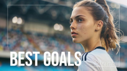 Sports Intro Video Maker for a Best Goals Soccer Cup 8348a 8771