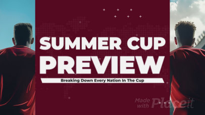 Intro Video Generator with Animated Text for a Summer Soccer Cup 6694q 8769