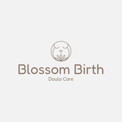 Health Logo Maker for a Doula Care Service