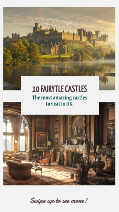 Instagram Story Video Template to Promote UK's Most Amazing Castles 1796i 8814
