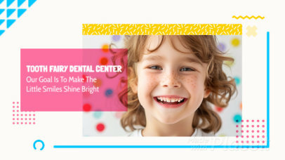 Slideshow Video Generator With an Informative Theme for a Children's Dental Care Clinic