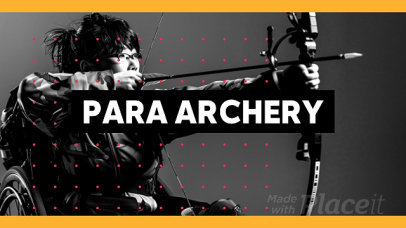 Intro Video Creator for an International Sports Competition With an Archery Athlete in a Wheelchair