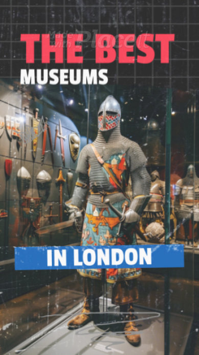 Instagram Story Video Maker with Animated Text for a UK Museum Guide