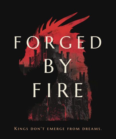 T-Shirt Design Maker With a Kings Quote Inspired by a Medieval Fantasy 6863a