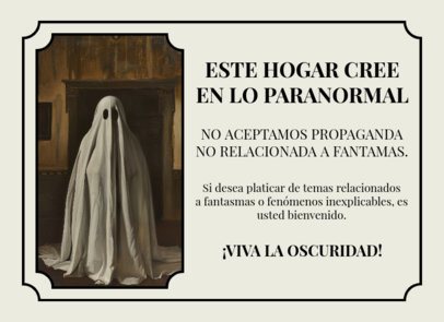 Greeting Card Design Creator with a Sheet Ghost Painting 6771k