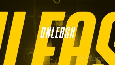 Slideshow Video Maker to Promote a Gym Featuring Bold Text Animations