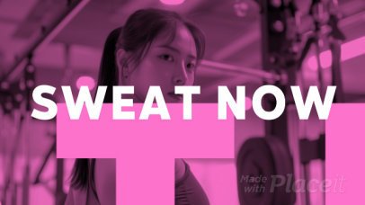 Fitness Slideshow Video Generator for a Gym Ad