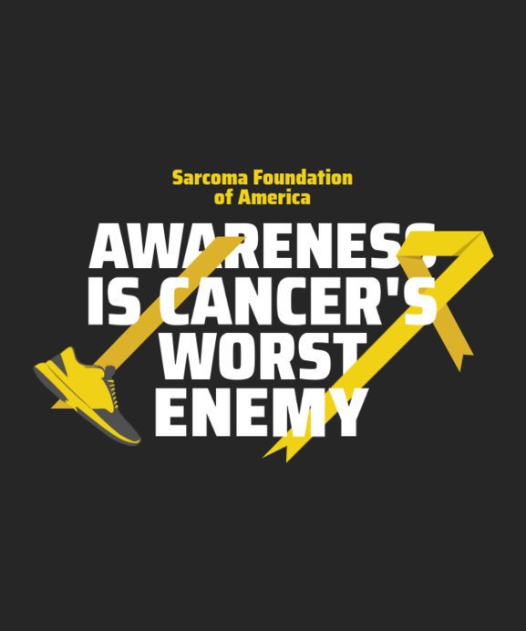 Powerful T-Shirt Design Maker Featuring a Cancer Awareness Theme