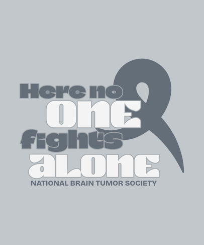 Quote T-Shirt Design Creator With a Cancer Awareness Theme