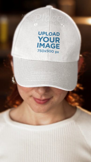 Dad Hat Video Featuring a Woman Drinking Beer in a Sports Bar