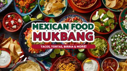 Mexican Food Intro Video Creator for an Eating Channel