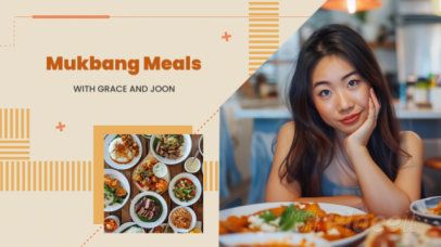 Intro Video Maker with AI-Generated Graphics for a Mukbang Channel