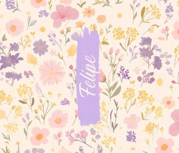 Tumbler Wrap Creator Featuring a Floral-Styled Layout 6821b