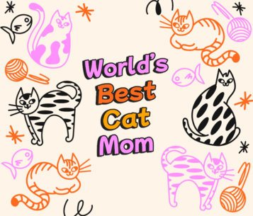 Tumbler Wrap Maker Featuring Cat Graphics and a Quote 6823