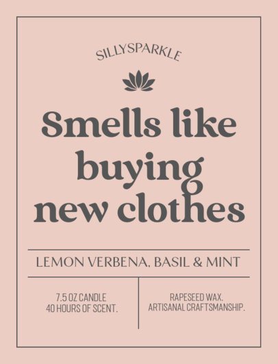 Lemon Scent Candle Label Creator for a Handmade Product 6826f