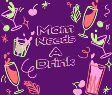 Tumbler Wrap Template Featuring a Drink-Themed Quote 6823c