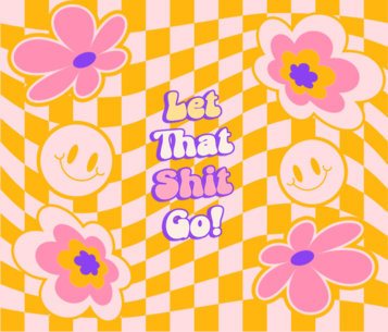 Tumbler Wrap Maker Featuring a Retro Style and a Chill Quote 6823h