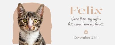 Mug Design Creator with a Remembrance Message and a Cat 