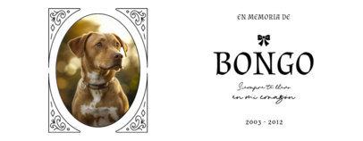 Mug Design Maker with a Dog Portrait and a Memorial Quote