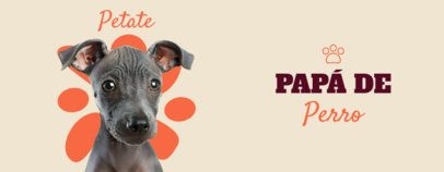 Mug Design Template with a Small Puppy and a Quote