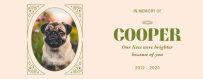 Mug Design Generator Featuring a Cute Dog and a Memorial Quote