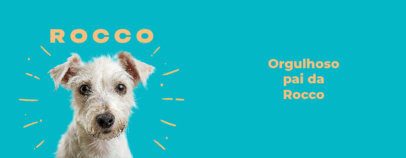 Mug Design Template Featuring a Cute Puppy and a Proud Dog Owner-Themed Quote