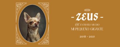 Mug Design Maker Featuring a Cute Chihuahua Pet and a Remembrance Quote