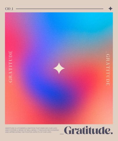 T-Shirt Design Maker with a Gradient Background Inspired by an Aura 6847