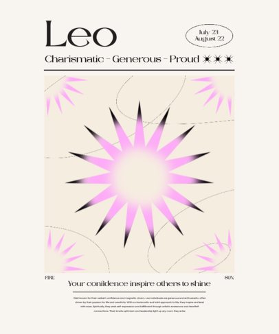 T-Shirt Design Template with a Gradient Star and an Inspirational Phrase 6844a