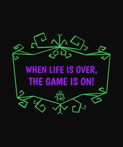 T-Shirt Design Maker with a Quote Inspired by a Mischievous Character Movie