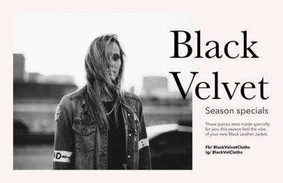 Horizontal Flyer Maker for Clothing Boutiques