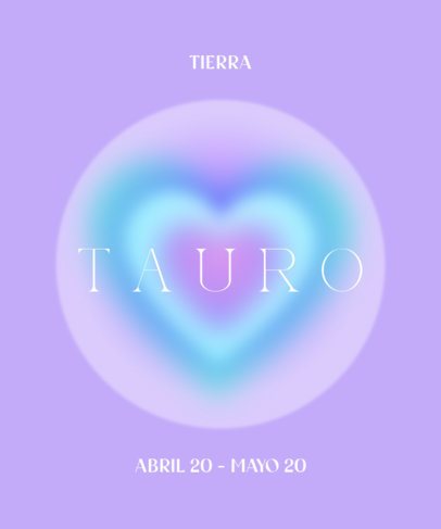 T-Shirt Design Maker with a Zodiac Sign Theme and a Colorful Heart  6843d