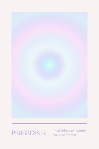 Aura-Inspired Art Print Design Generator Featuring an Illustrated Background