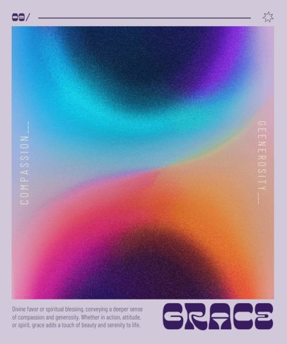 T-Shirt Design Generator Featuring an Aura-Inspired Colorful Background 6847f