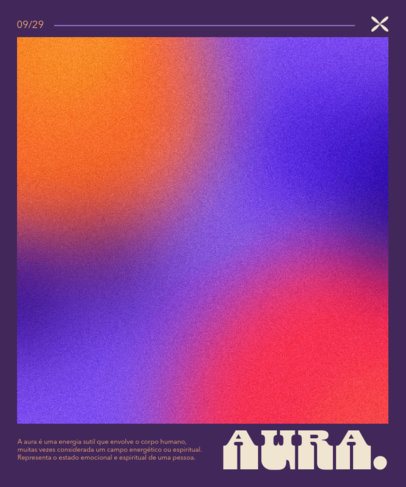 T-Shirt Design Maker Featuring a Colorful Background Inspired by a Glowing Aura 6847h