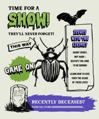 T-Shirt Design Maker Featuring Graphics Inspired by a Mischievous Character Film 