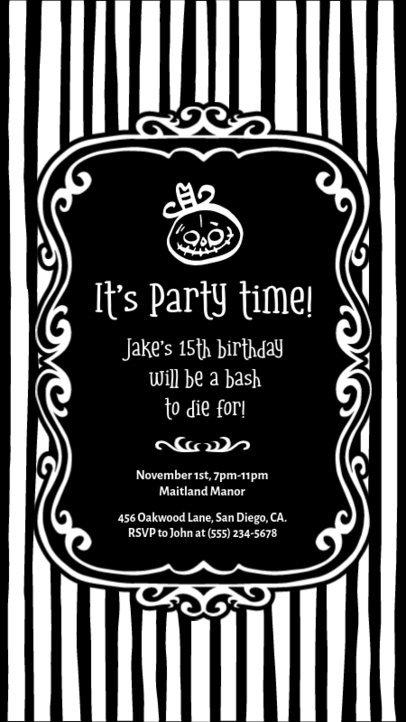 Instagram Story Template for a Birthday Party With Graphics Inspired by a Mischievous Character Movie 6853c