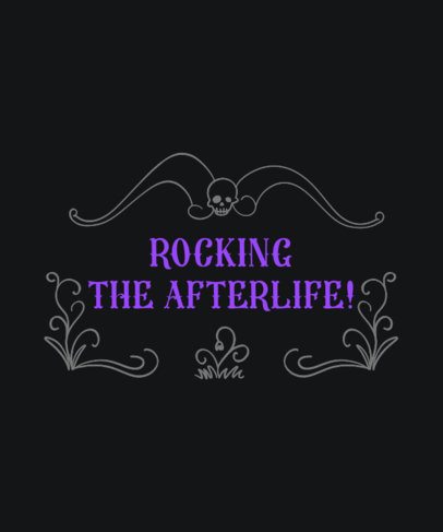 Halloween-Season T-Shirt Design Creator with a Quote Inspired by a Mischievous Character