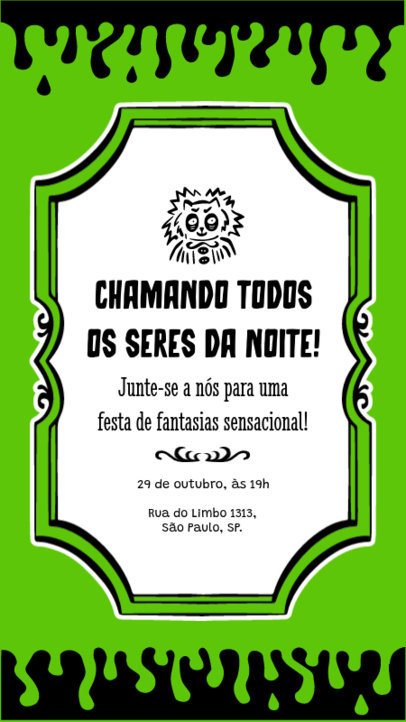 Instagram Story Creator for a Mischievous Character-Themed Party Event 6853b