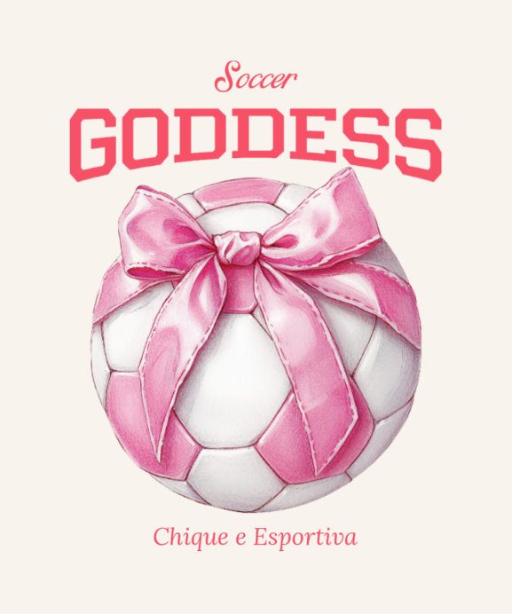T-Shirt Design Creator With a Girly Aesthetic for a Soccer Team