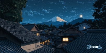 Landscape Desk Mat Design Generator With Illustrated House Roofs 7035e