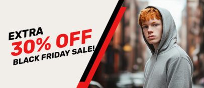 Big Sale Banner Template for a Black Friday Special Promo Discount 7043g