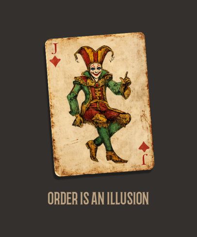 T-Shirt Design Creator for Clown Supervillains Film Enthusiasts