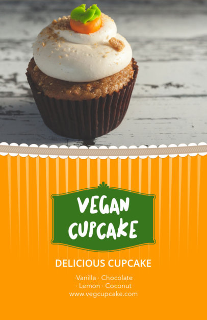 Flyer Maker for Vegan Cupcake Shops