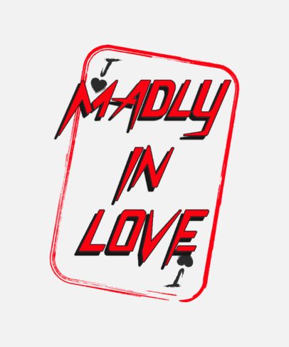 T-Shirt Design Creator With a Joker Card Aesthetic and a Clown Supervillains-Inspired Theme