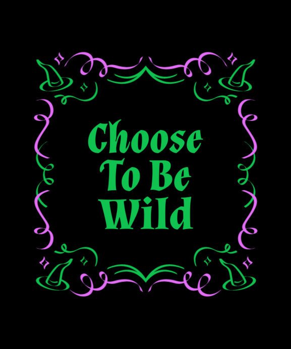 Placeit - Witch Musical T-Shirt Design Maker With a Wild-Themed Quote
