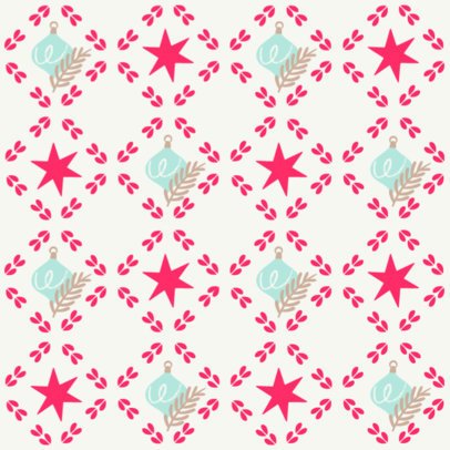 Holiday Wrapping Paper Design Generator With Christmas Ornaments 7060e