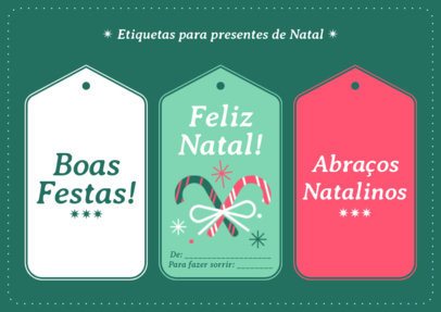 Gift Tag Creator With Christmas Quotes and Graphics 7059b