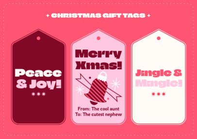 Xmas-Themed Gift Tag Maker Featuring Sweet Holiday Quotes 7059d