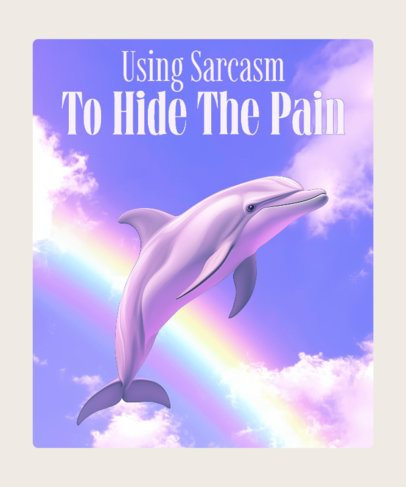 T-Shirt Design Creator With a Hilarious Joke Inspired by the Symphony Dolphin Meme 7080b